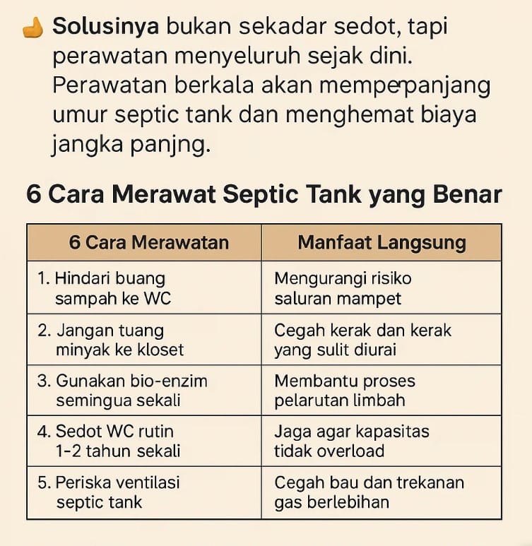cara merawat sepitc tank